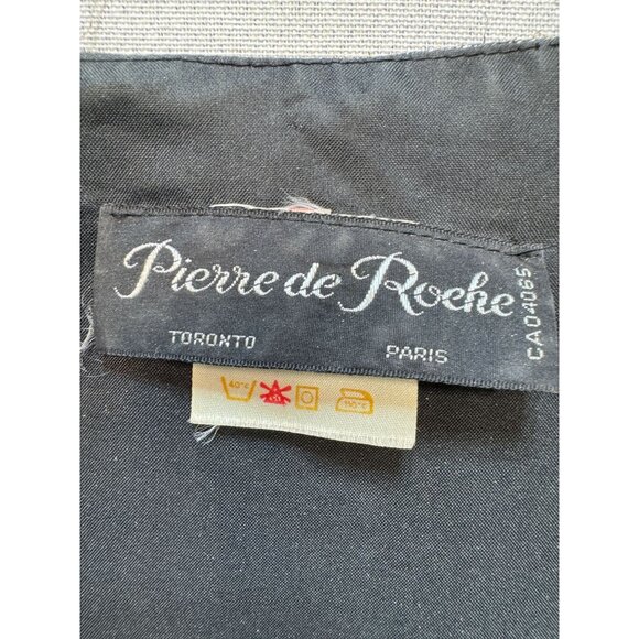 Vintage Pierre De Roche Open Front Blazer Jacket Womens Size 36 Multi Metallic - Picture 2 of 13